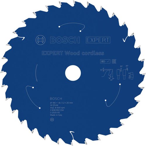 Bosch aku list testere za drvo expert 2608902234, 185 mm, 32T Cene
