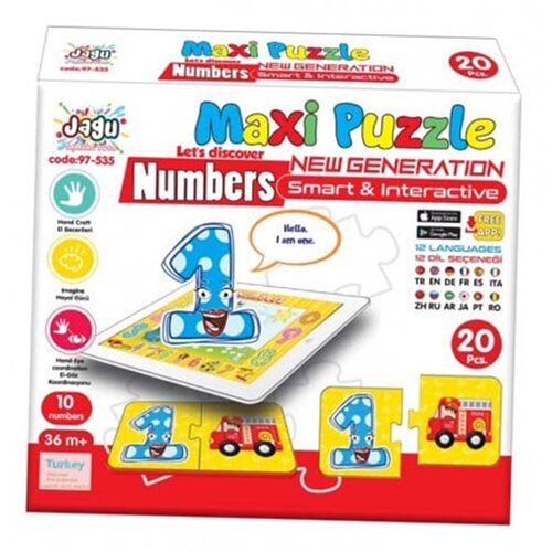 Akar Jagu toys Puzle Brojevi Jagu 497535 Cene