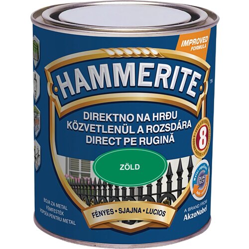 HAMMERITE sijajni lak za kovino smooth zelena 750 ml Cene