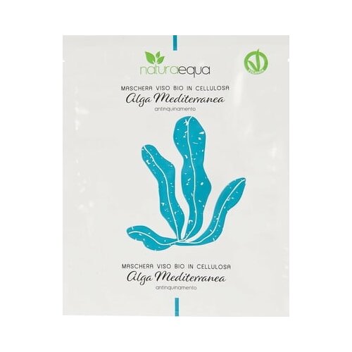 Natura Equa anti-pollution platnena maska od mediteranskih algi Slike