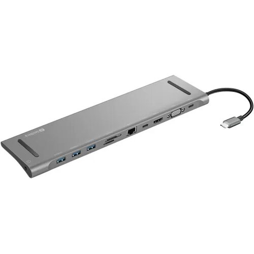 Sandberg Docking station 10in1 USB-C - HDMIVGALAN3xUSB 3.0USB C 136-31 Cene