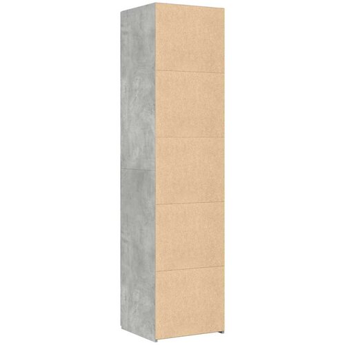  Visoka komoda siva betona 45x42,5x185 cm od konstruiranog drva Slike