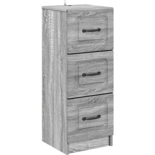  Predalna omara Siva Sonoma 33 x 34,5 x 87 cm Inženirski les, (5000232492) Cene