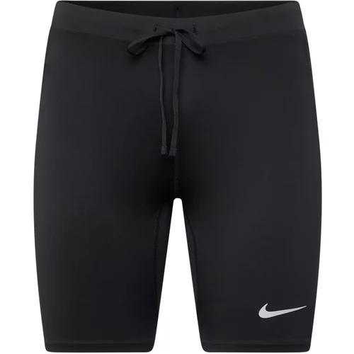 Nike Športne hlače 'Fast' črna / bela