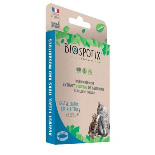 Biogance ogrlica za zastitu mačaka od krpelja i ostalih parazita biospotix cat/kittens collar Slike