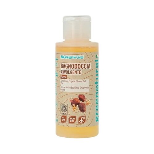 Greenatural Gel za prhanje "Oves in karitejevo maslo" - 100 ml Cene