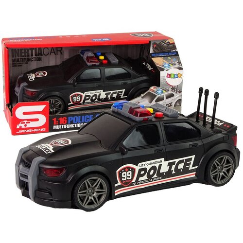  Sportski trkaći policijski automobil 1:16 crni Cene