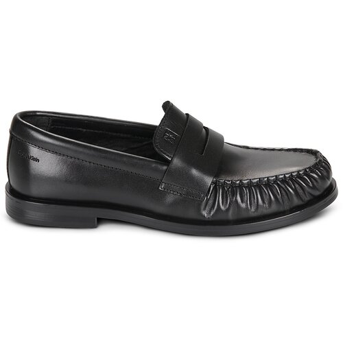 Calvin Klein Jeans Mokasini ROUND LOAFER LTH Črna Slike