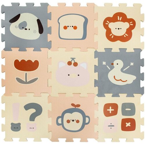 Zopa puzzle podloga od pjene 30 × 30 cm (9 kom) Logic Cene