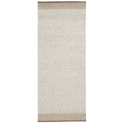 Kave Home Bež obojestranski/ročno tkan volnen tekač 80x200 cm Nifelia &ndash; Cene