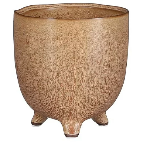  Cvetlični lonec Elly (Ø 12 x 13,5, keramika, rjava)