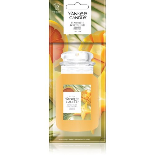 Yankee Candle Starfruit & Sunshine di&scaron;eči obesek za v avto 1 kos Cene