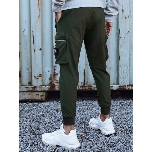 DStreet Men's Green Cargo Pants Cene
