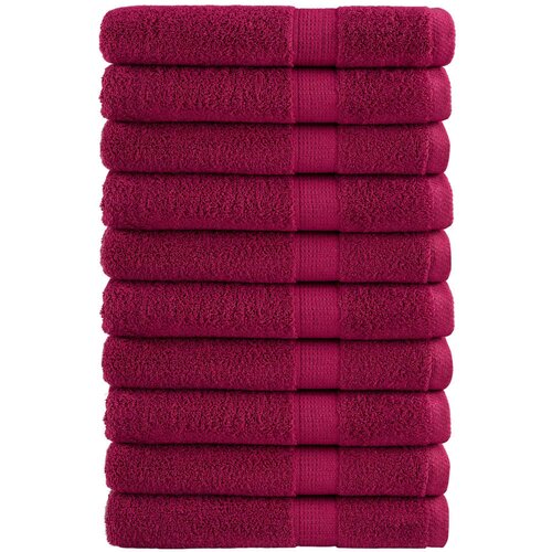 Furnova Premium brisače SOLUND 10 kosov bordo 100x200 cm 600 g/m2, (21916595) Cene
