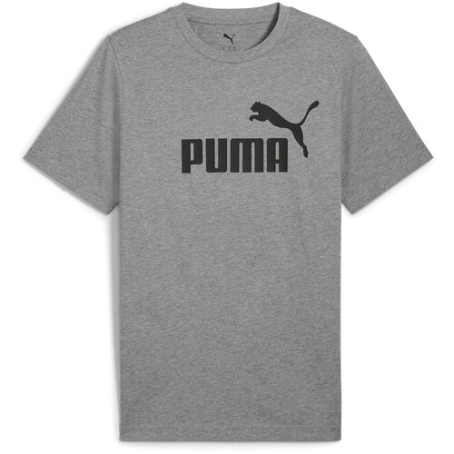 Puma Majica &amp;#039;Essentials No. 1&amp;#039; temno siva / črna Slike