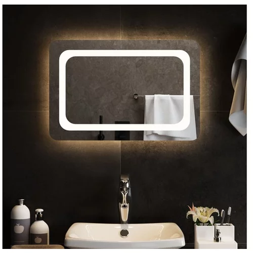  LED kopalniško ogledalo 60x40 cm