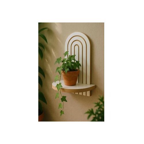 Hanah home Zidna polica, 20x35x13cm, Bijela Slike