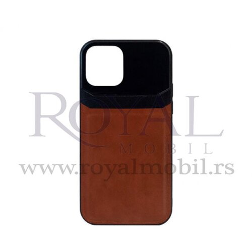  futrola nitro leather za iphone 12 / iphone 12 pro (6.1) braon Slike
