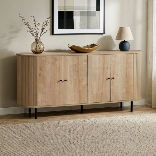 Hanah home komoda Noble, 180 cm, hrast Sapphire Slike