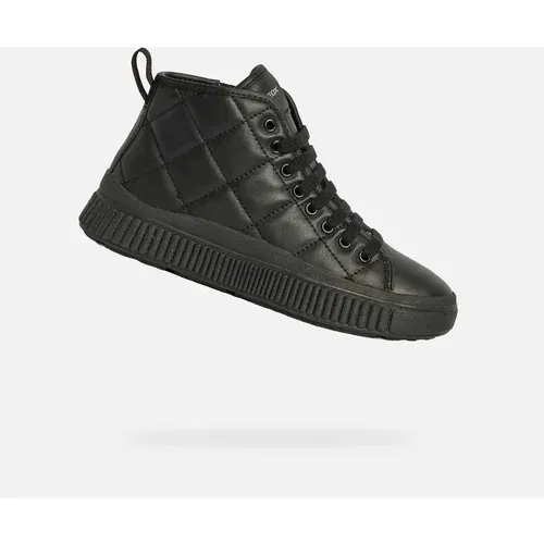 Geox Black Girls Ankle Boots Laquinny Girl - Girls