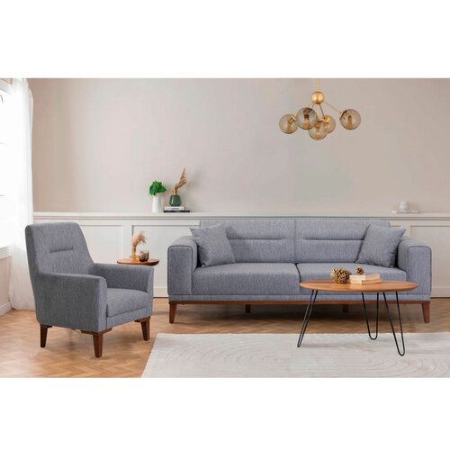 Atelier Del Sofa LİONES-TKM1-1008 grey sofa-bed set Cene