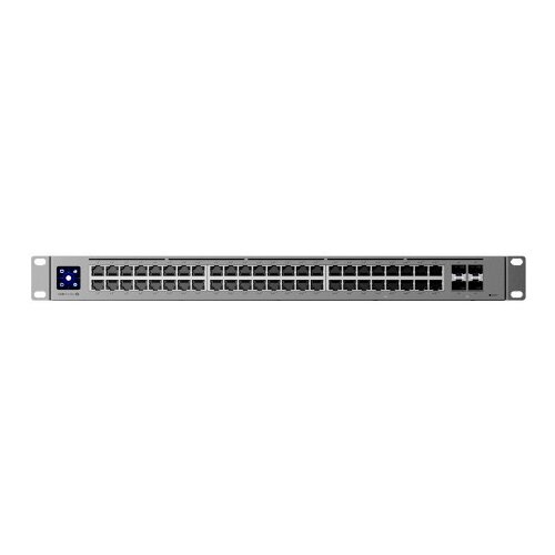 Ubiquiti USW-Pro-Max-48-PoE-EU 48-port, layer 3 etherlighting switch with 2.5 gbe and poe++ output, 16x 2.5 gbe ports including (8) poe+ and (8) poe++, 32x gbe ports including (24) poe+ and (8) poe++, 4x 10G sfp+ ports, dc power backup ready, 720W Cene