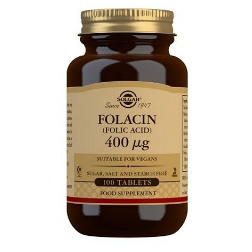 Solgar folacin 400 µg 100 tableta Slike