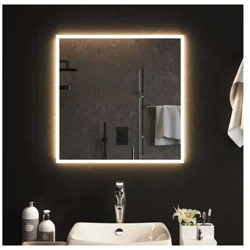 LED kopalniško ogledalo 60x60 cm