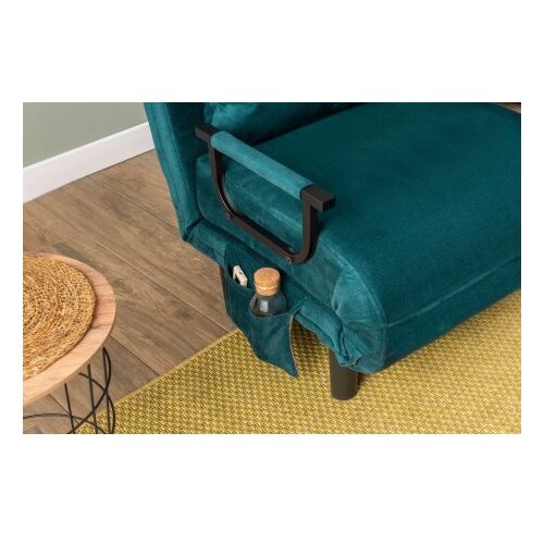 Atelier Del Sofa Sklopiva fotelja Sento, 175x50x75cm, Petrolej Slike
