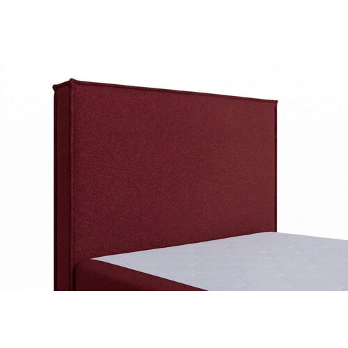 MID.YOU POSTELJA Z VZMETNICO 100 cm x 200 cm , tekstil, leseni material rdeča Slike