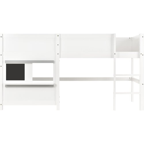 Lumor Postelja Mezzanine 90x200 cm - z 2 grafitnimi ploščami - bela, (22155800) Cene