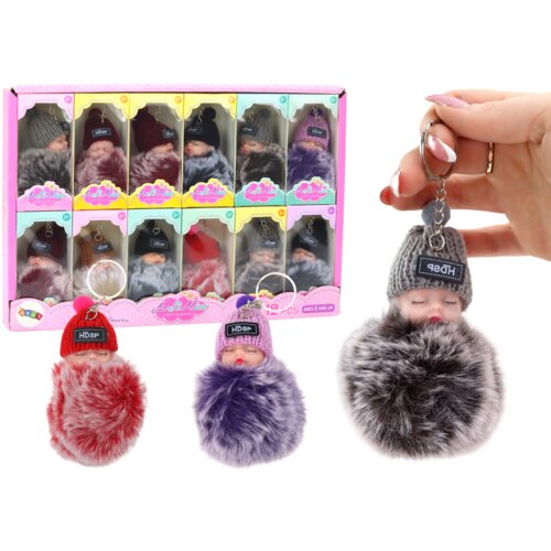  Pompom Doll Keychain Pendant for Keys, Handbags, Mix Colors Cijene