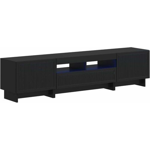  5-dijelni LED TV ormarić Crna Konstruirano drvo 81 x 35 x 43 cm Slike
