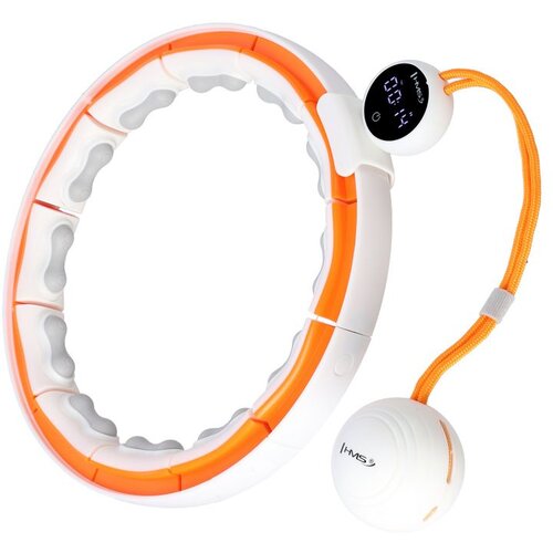  Hhm21 hula hop bijelo/narančasti magnetski s utegom + brojač hms Cijene