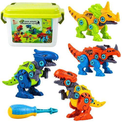  Set za vijke s odvijačem za gradnju dinosaura 4 u 1 Slike