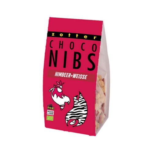 BIO Choco Nibs - malina in bela čokolada Cene