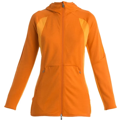 ICEBREAKER Športna majica 'Quantum ZoneKnit' svetlo oranžna / temno oranžna