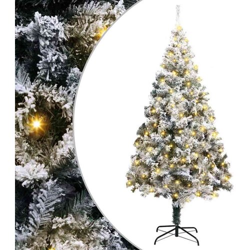 vidaXL Umestno božično drevo med 300 LED Zelena 180 x 115 cm Cene