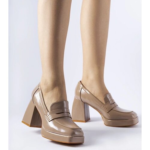 D/CEO Beige high heel pumps Unos Cene