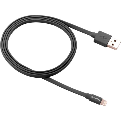 Canyon cable MFI-2 Lightning 12W 1m Dark Grey Cene