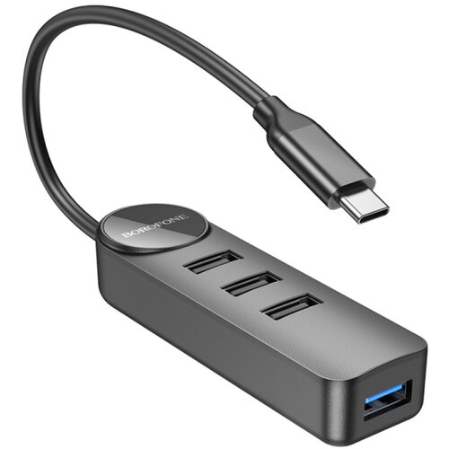 HUB Type-C BOROFONE DH5 Erudite 4 port black, 3.0 Cijene