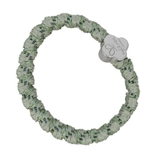By Eloise London Woven Silver Quatrefoil Pistachio gumice za kosu Cijene