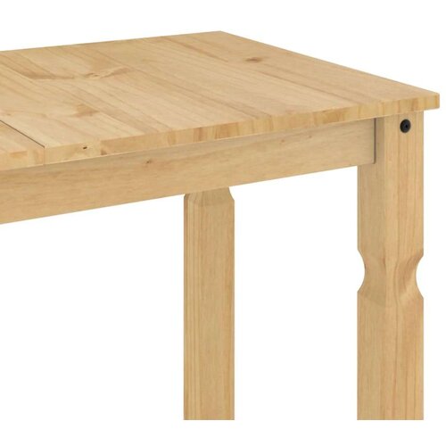 VidaXL Blagovaonski stol Corona 112 x 60 x 75 cm od masivne borovine Slike