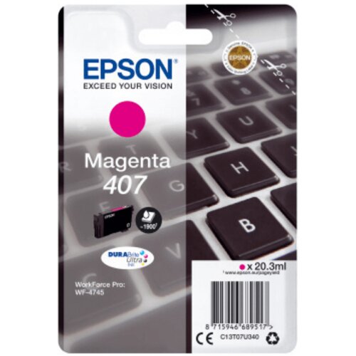Tinta EPSON WF-4745 L MAGENTA (EPSON 407) Slike