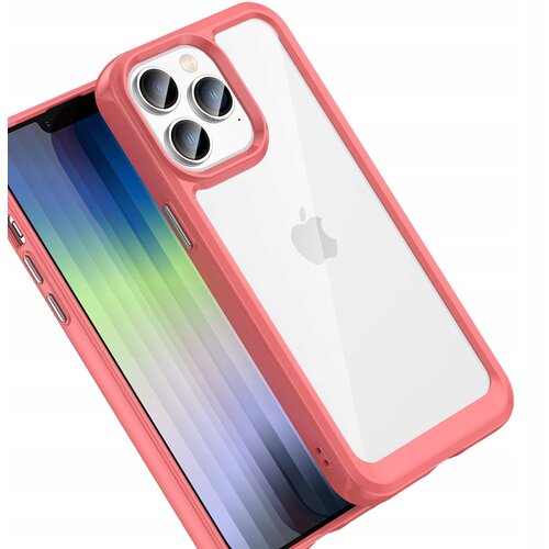 HURTEL OUTER SPACE CASE ETUI OBUDOWA POKROWIEC FUTERAŁ PLECKI DO IPHONE15 CZERWONE, (21896267) Cene