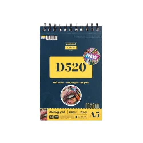 Professional master d drawing blok za crtanje sa spiralom - odaberite format d520 - 300g - 20 lista a5 ( 617118 ) Cene