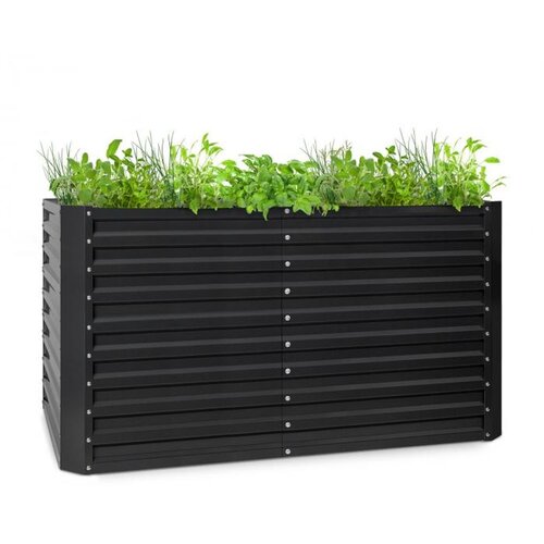 Blumfeldt High Grow Straight povi&amp;scaron;ena žardinjera, Antracit Slike