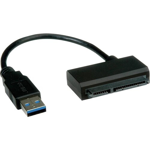 Roline trdi diski/SSD adapter [1x USB 3.2 gen. 1 vtič A (USB 3.0) - 1x kombiniran ženski konektor SATA\, 15 + 7 polov] 0.15 m, (20429833) Cene