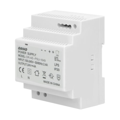Orno Napajanje za DIN &scaron;inu 24V DC 4A 100W 4P OR-PSU-1649 Cene