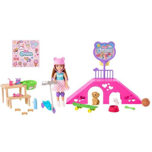 Barbie Chelsea - skate park Cene